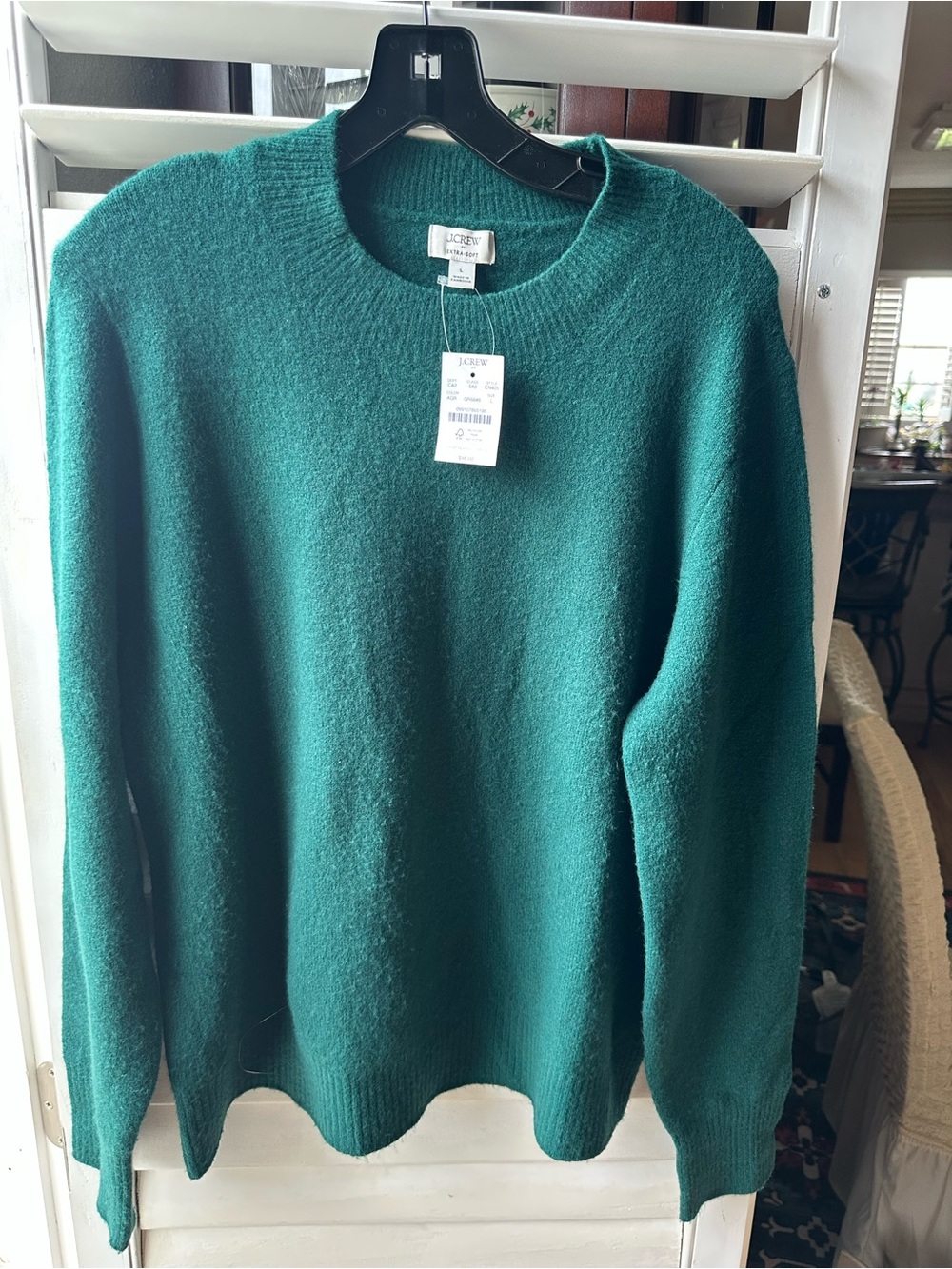 J. Crew Women's Crewneck Sweater in Teal